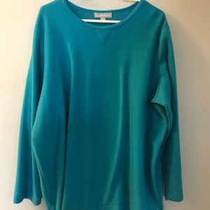 COPY for @shortterm- Turquoise long sleeved fleece